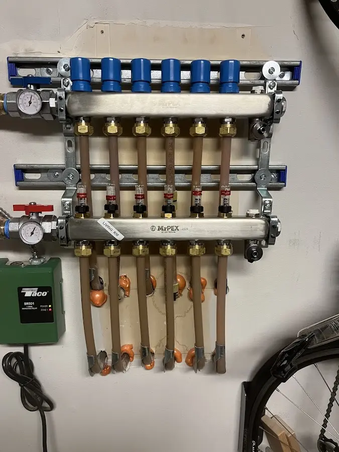 Plumber performing Gas Leak Detection at a residential property in Middleton